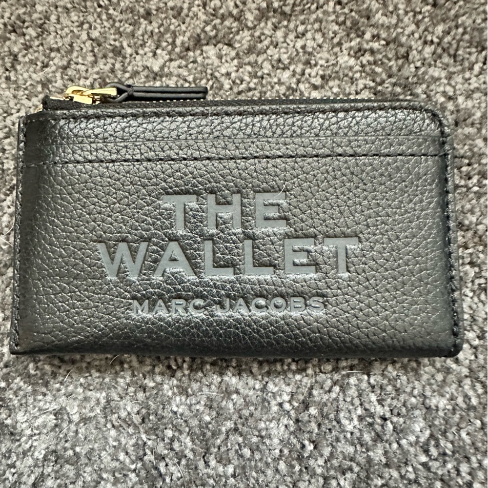 Marc Jacobs Black Textured Wallet